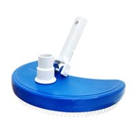 Magideal - Cabezal De Aspiración Para Piscina, Cabezal De Aspiración Robusto, Conector De Manguera Giratorio Portátil Con Cerdas, Limpiador Subacuático Para Limp