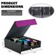 thumbnail image 2 of Caja de Almacenamiento para Cartas TINTEK 3000+ Morado y Blanco, 2 of 9