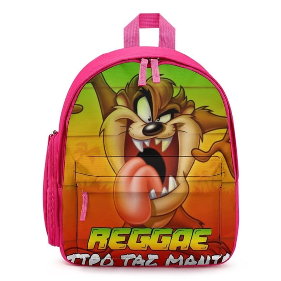 Taz-Mania Mochila Escolar para Niños y Niñas, Mochila Infantil Ligera de Alta Calidad, Grande y Duradera ROSA