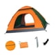 thumbnail image 3 of Tienda De Campaña Automática Instantánea Para Acampar, Ideal Para Mochileros, Playa, Senderismo, Con Ventana Superior, Color Naranja Y Verde., 3 of 5