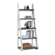 thumbnail image 1 of 5-Tier Shelves,Bookshelf, Storage Rack, Bookcase with Rubber Wood Frame, Ladder Shelf for Living Room, Home Office, Kitchen, Bedroom, Apartment, 1 of 3