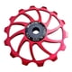 thumbnail image 4 of Bicicleta Desviador Trasero MTB Bicicleta De Monta?a Guía Rodillo Polea Rojo, 4 of 5