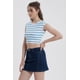 thumbnail image 2 of Polera Mujer Rayas Blanco, 2 of 4