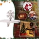 thumbnail image 2 of Soporte de metal para calcetines navideños, plateado, para colgar calcetines de árbol de Navidad, gancho antideslizante para adornos de repisa, ideal para chimeneas navideñas de estilo rústico., 2 of 5