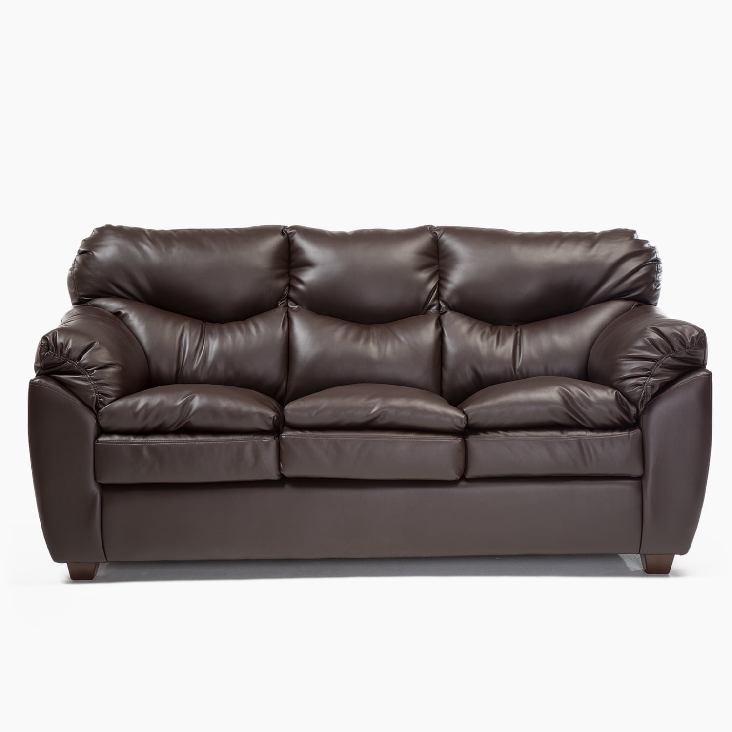 Muebles Zenith - Sofa 3c Orion Pu Café