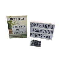 Homewell - Caja De Luz Cartelera Home Sweet Home 30X23X7Cm