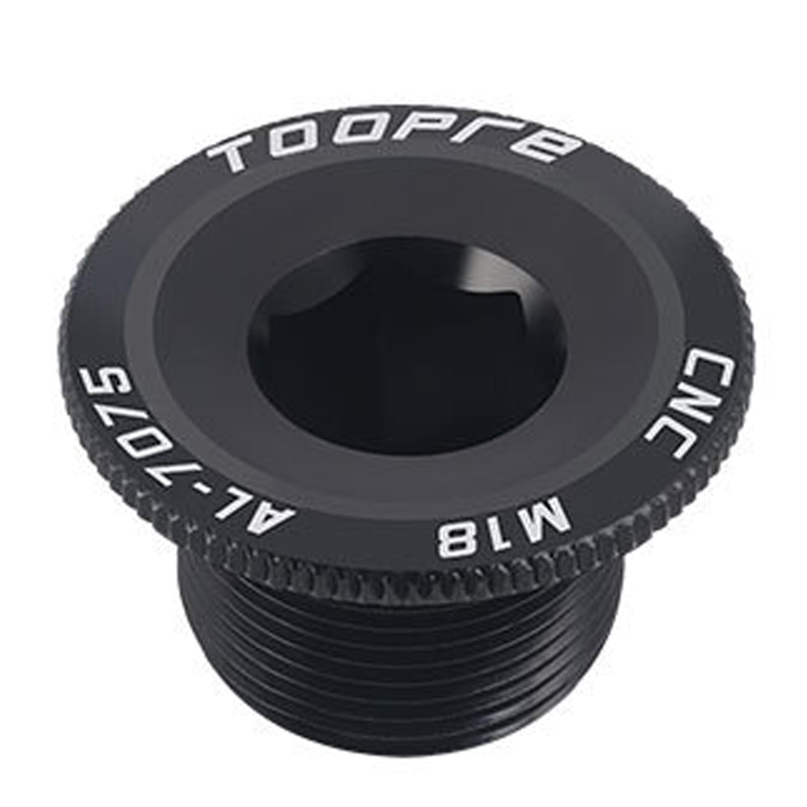 Magideal - Tornillo De Bielas De Bicicleta De Aluminio Tornillos De Fijación De Brazo De Componentes Piezas Reemplazo Perno De De Soporte Infer Negro