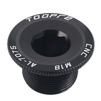 Magideal - Tornillo De Bielas De Bicicleta De Aluminio Tornillos De Fijación De Brazo De Componentes Piezas Reemplazo Perno De De Soporte Infer Negro