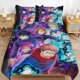 thumbnail image 1 of Jujutsu Kaisen Bedding Set Duvet Cover Comfortable and Lightweight Cartoon Bedding 3 Piece Bed Set, 1 of 5