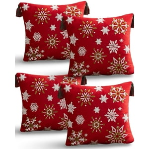 Genérico - Juego De 4 Fundas De Cojin Para Navidad A5