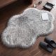 thumbnail image 1 of Alfombra de Área Suave Shaggy REGALWOVEN para Sala de Estar, Alfombra Lavable Esponjosa para Dormitorio, Alfombra Moderna Antideslizante para Guardería Blanco Gris 35" x 24", 1 of 5