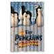 thumbnail image 1 of Cortina de ducha con diseño de dibujos animados de los pingüinos de Madagascar, juego de cortina de baño con ganchos, tamaño 48 x 72 pulgadas, 1 of 3