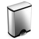 thumbnail image 3 of Bote de basura Simplehuman de acero inoxidable rectangular de 50 L/13.0 galones, 3 of 3