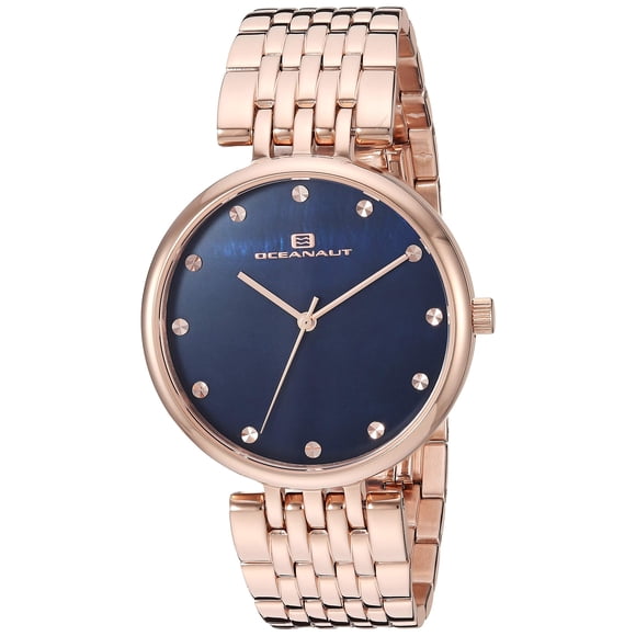 Reloj Oceanaut Aerglo de Cuarzo con Cristal Mineral y Resistencia al Agua 30m