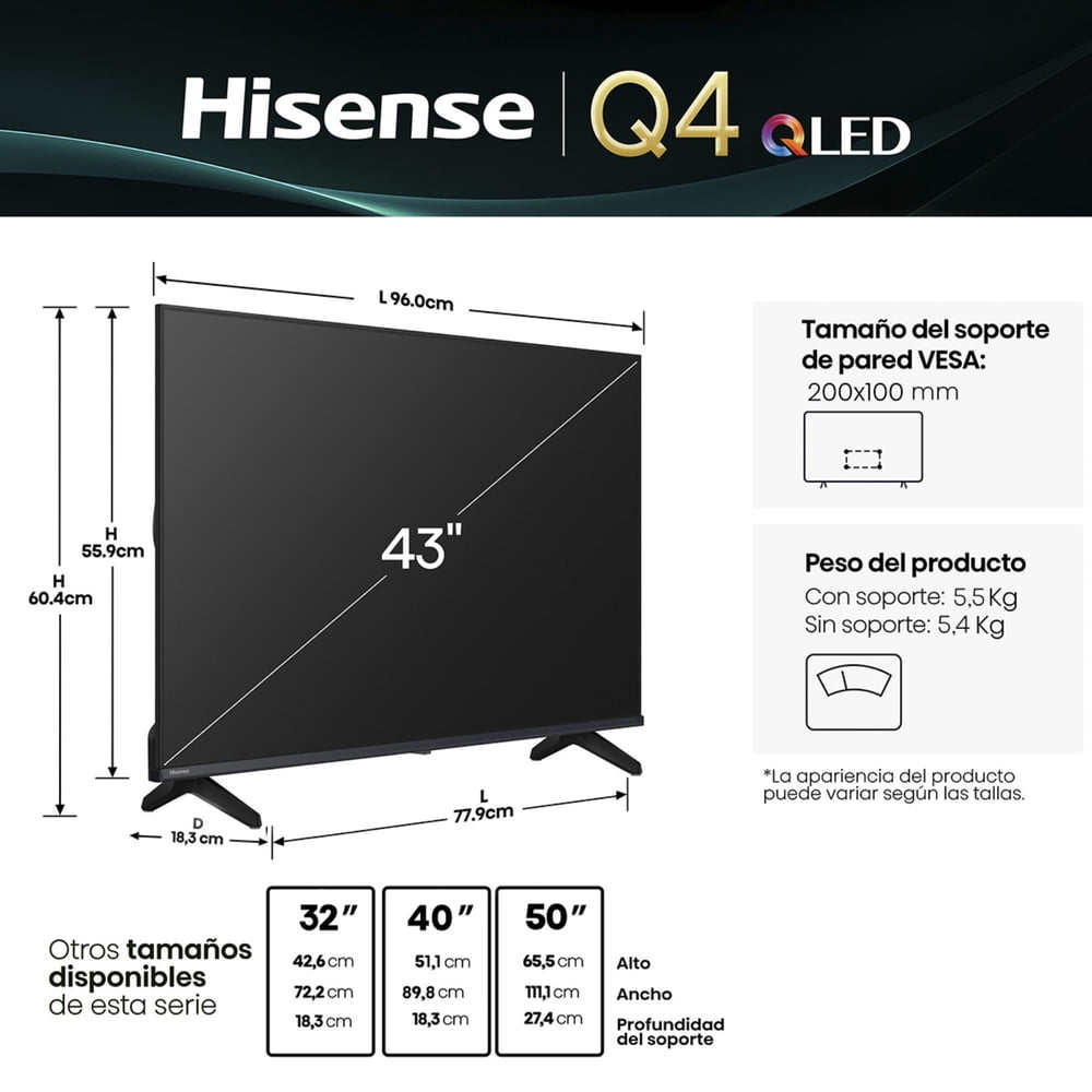 Hisense 43Q4SV, foto 9