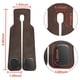 thumbnail image 2 of Ganchos de coche Amelity para carteras y bolsos, reposacabezas 2 en 1, color marrón, 2 of 6