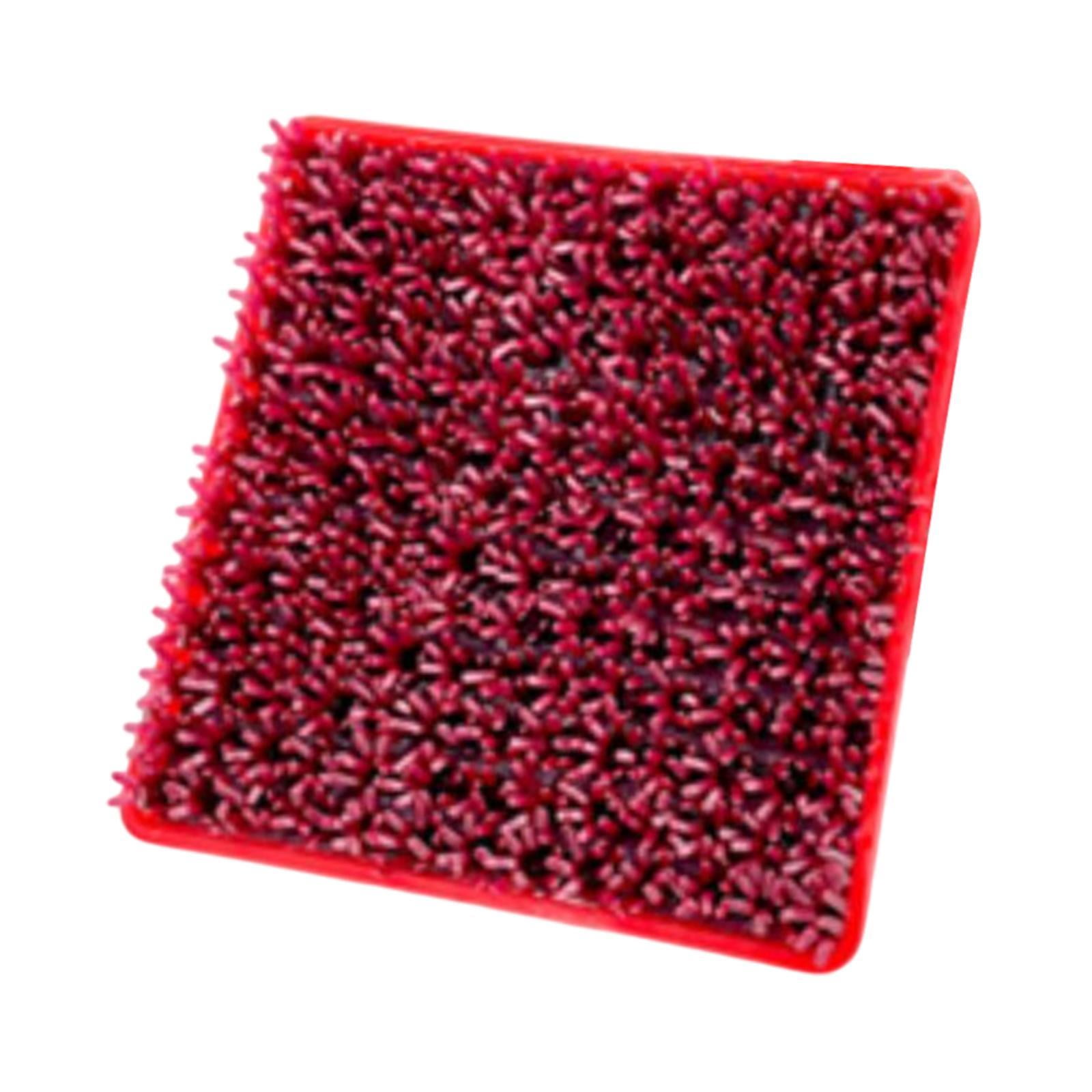 Magideal - Brocha De Textura Para Pared Herramienta Para Pintura De Paredes Pincel De Punteado Para Acabado De Superficies Cepillo Manual Para Techos De Pladur I Cuadrado Duro