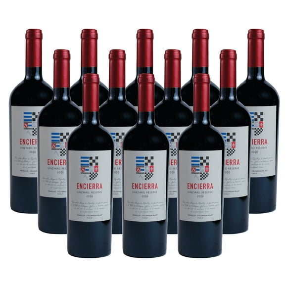 Pack 12 botellas Vino Tinto Vineyard Reserve 2020 750 ml 145% Alc.