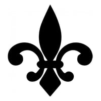 Rienda Libre Graphics - Decomural Fleur De Lis Tile Decorative Flower Pack Ws-33353