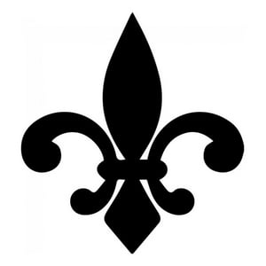 Rienda Libre Graphics - Decomural Tile Fleur De Lis Ws-33468
