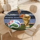 thumbnail image 4 of FIFA-theme Fitted Round Tablecloths Elastic Edged Table Covers Waterproof Table Cloth for Kitchen Holiday Party Tables Decor 150cm, 4 of 6