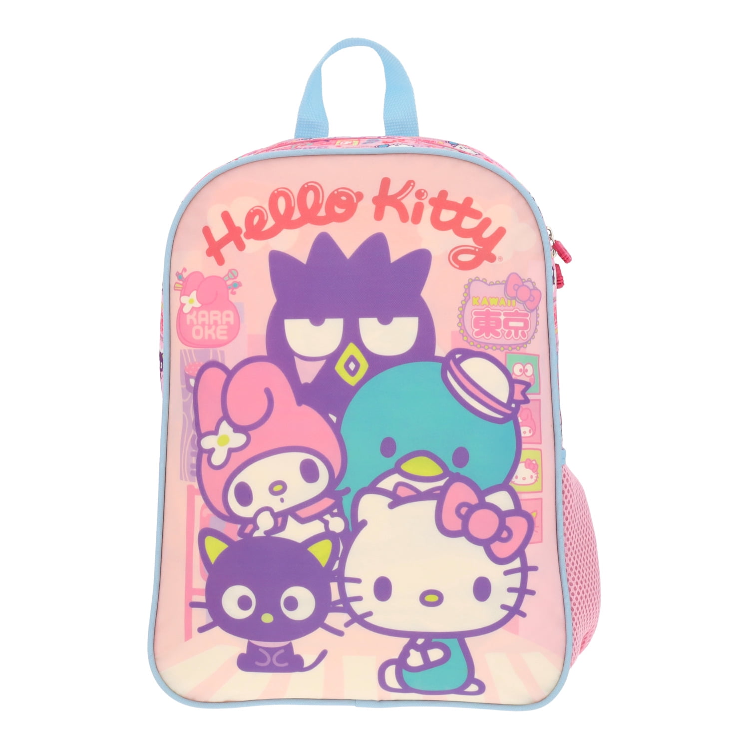Mochila Escolar Niña Rosado Friends & Hello Kitty