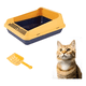 thumbnail image 4 of Arenero Para Gato Belug Higiene Gatos Caja De Arena Para Gatos Color Amarillo Azul, 4 of 5