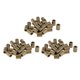 thumbnail image 3 of 60Pcs Campana De Metal Cordón Cuerda Extremo Tapón Del Cable Cuerda Paracord Lock Bronce, 3 of 5