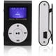 thumbnail image 1 of Reproductor de MP3 portátil con pantalla LCD y clip trasero deportivo, compatible con tarjetas de memoria (negro), 1 of 8