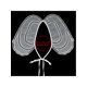 thumbnail image 4 of INSPIRE CHIC Cuello Falso Desmontable, Mini Capa de Bordado Semitransparente Cuello Ruff Dickey para Blusa Talla Única Blanco-3, 4 of 5