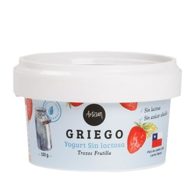 Yoghurt Griego Sabor Frutilla 150 G Artisan