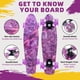 thumbnail image 2 of Skateboard Nattork mini cruiser de 22" con ruedas luminosas moradas, 2 of 6