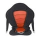 thumbnail image 3 of Kayak Asiento Cojín Camping Estadio Asiento Inflable Kayak Canoa Respaldo Asiento Naranja, 3 of 5