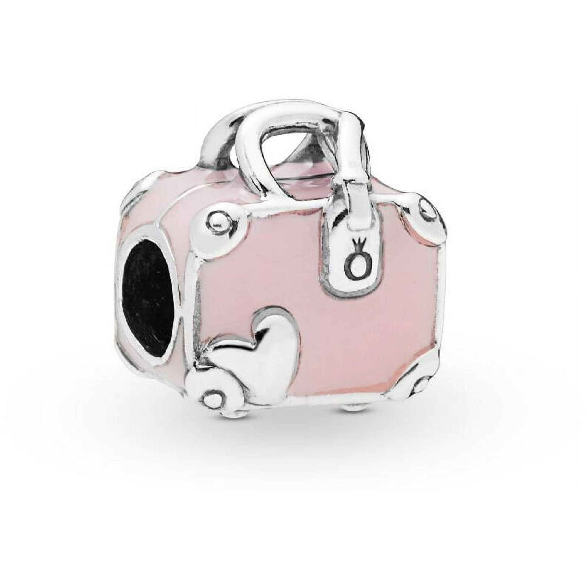 Charm Pandora Maleta De Viaje Rosa