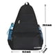 thumbnail image 2 of Mochila de tenis ACOSEN Bolsa de tenis para mujer y hombre - Negra, 2 of 6