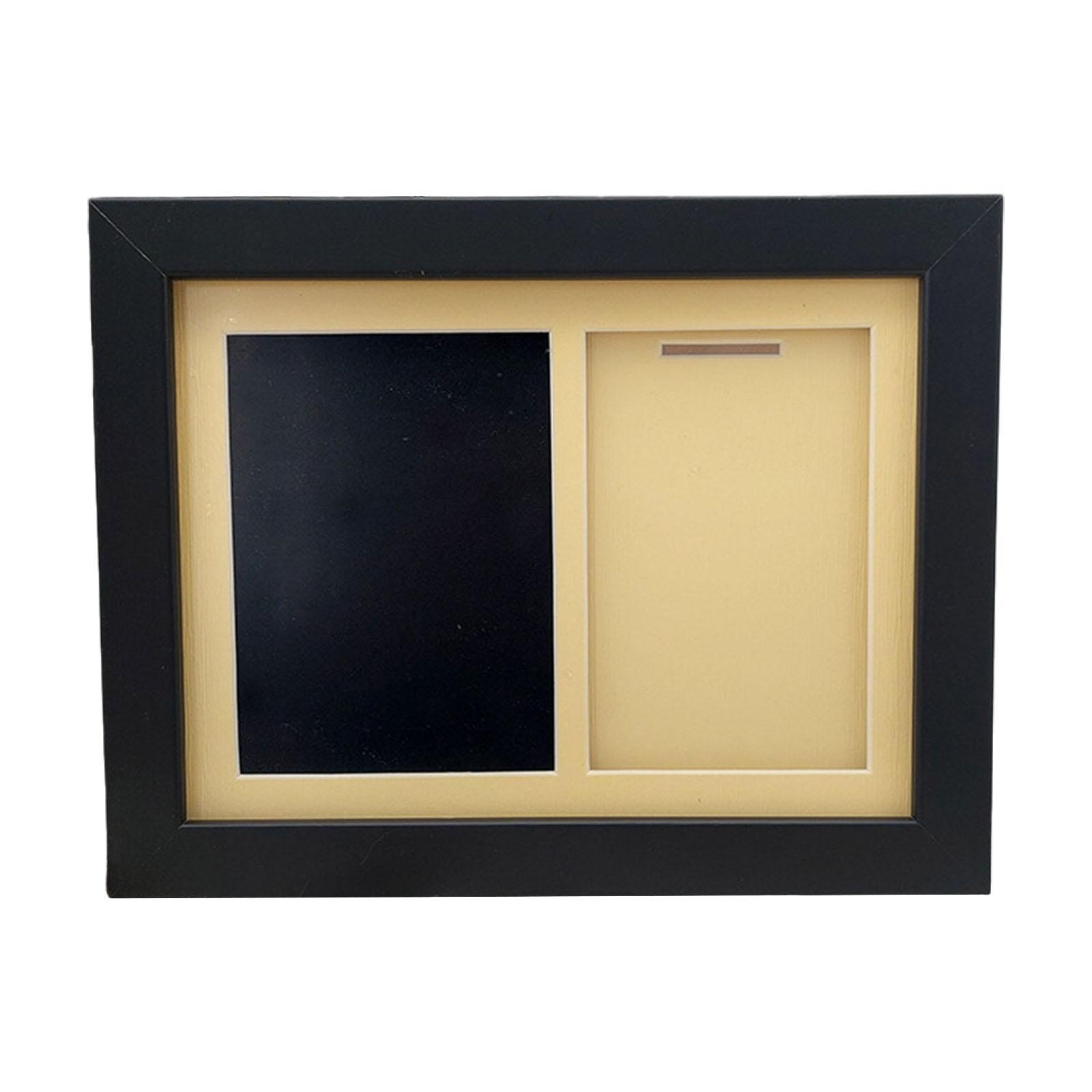 Bothyi - Marco De Fotra Medilla Caja De Sombra Para Fútbol Fútbol Liviano 7X9 Pulgadas Marco Negro