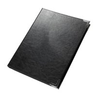 Ioensy - Cubierta Para Menú De Restaurante, Porta Cheques De Cuero Sintético Para Bar, 4 Insertos En Blanco