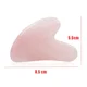 thumbnail image 1 of Natural Gua Sha Scraper Board Massage Rose Quartz Jade Guasha Stone For Face Neck Skin Lifting Wrinkle Remover Beauty Care, 1 of 3