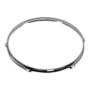 Magideal - Aro De Tambor Tom De 6 Orificios, Aro De Batería De 6 Lengüetas, Piezas De Instrumentos De Repuesto Portátiles, Aro De Instrumento De Percusión De Aro Círculo Superior De 12 Pulgadas