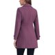 thumbnail image 3 of INSPIRE CHIC Abrigo Clásico de Mujer con Botonadura Simple de Invierno Largo con Bolsillos M Púrpura Polvoriento, 3 of 6