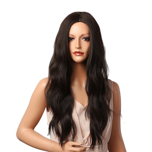 Peluca De Aspecto Natural, Rizada, Recta Para Fiesta, Resistente Al Calor, De Moda, 10 Pulgadas C