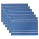 thumbnail image 1 of Juego de manteles individuales DII French Stripe 100% algodón, 6 piezas, azul, 33 x 48 cm, 1 of 3