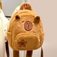 thumbnail image 4 of Mochila De Capibara Mochila Divertida De Animales De Peluche Con Correas Ajustables, 4 of 7