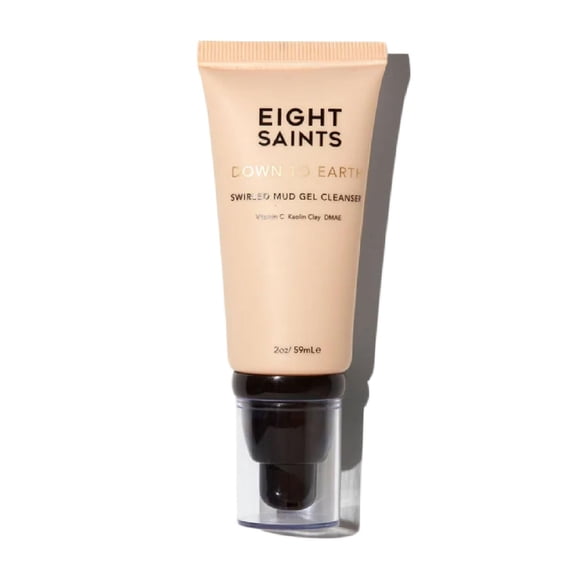 Jabón facial Eight Saints Down To Earth, gel de barro natural y orgánico