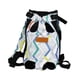 thumbnail image 4 of Pet Cat Carrier Backpack Chest Bag Con Correa Para El Hombro Ajustable Para Senderismo L Blanco Negro, 4 of 5