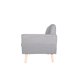 thumbnail image 4 of Sofá 2 Cuerpos Dinamarca 147x79x86 Gris, 4 of 7