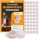 thumbnail image 1 of Topes de fieltro para puertas de gabinete FURNIMATE 10 mm 3 mm 100 piezas, 1 of 7