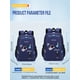 thumbnail image 2 of New CHILDREN'S Shoulder Bag Elementary School Students Schoolbag Boys One, Two, Three, Four, Five, Six Years Old 6-12 Years Old, 2 of 3