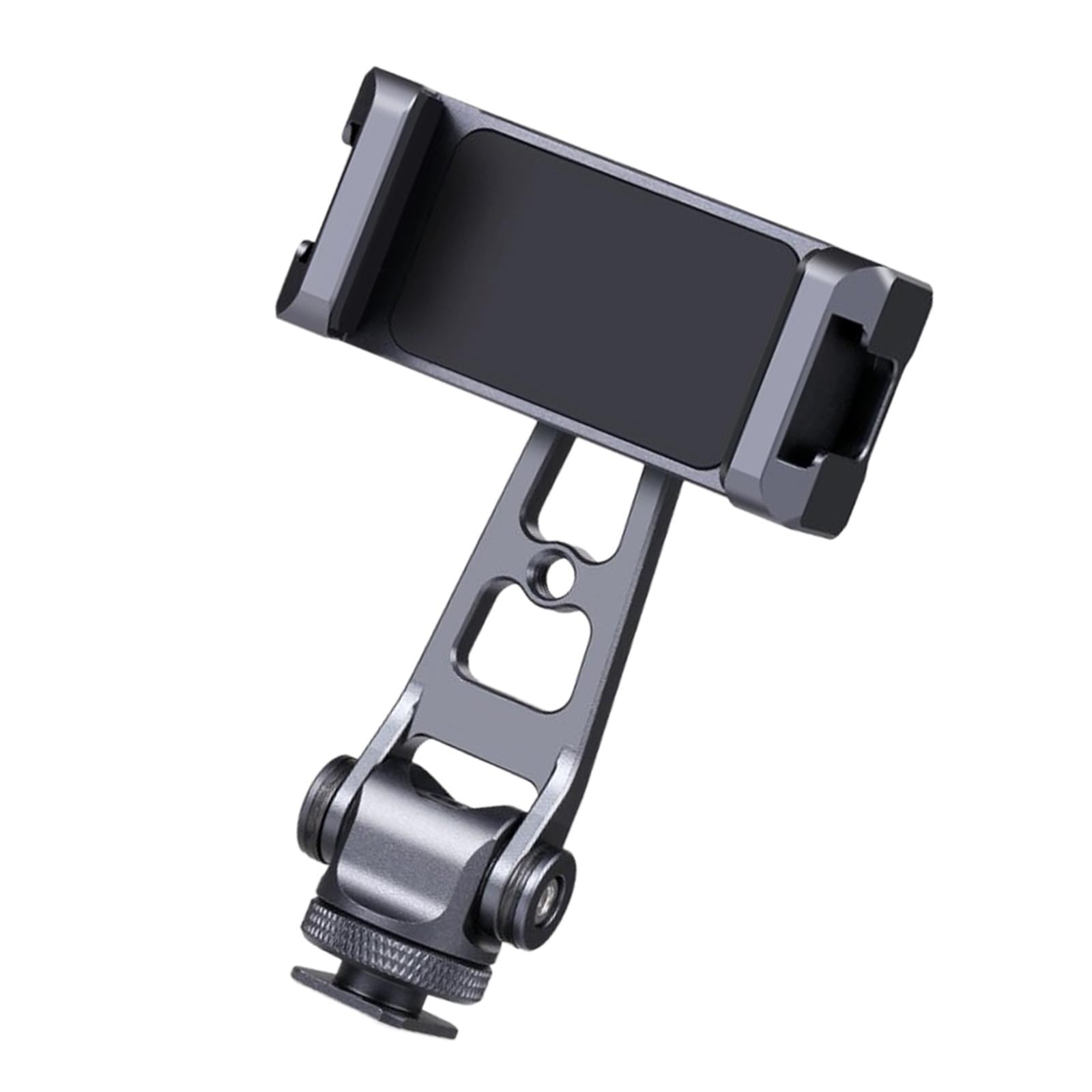 Magideal - Soporte Para Zapata Fría Para Teléfono Con Cámara Adaptador De Montaje Soportes Giratorios De 360 Degree Ángulos Horizontales Y Verticales Accesorio Liviano