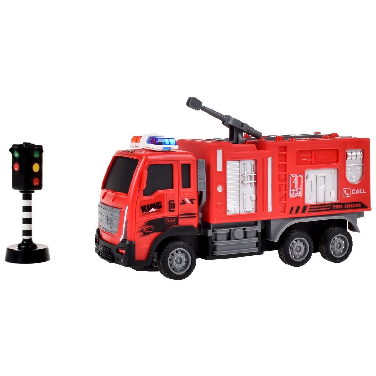 Ansaldo - Carro Bomberos Radio Controlado Con Accesorios